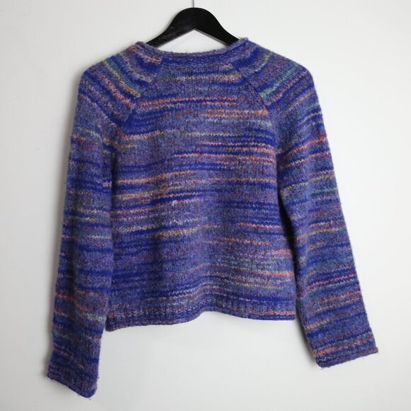 Madewell Space-Dyed Galaxy Kersdale Acrylic Wool Blend Pullover Sweater Size XS - Picture 8 of 9